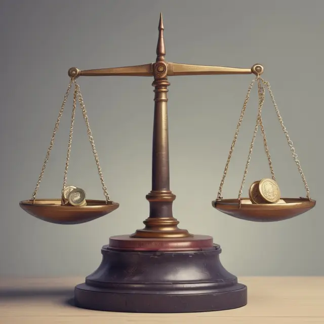 Scale balancing Earnings Per Share (EPS) and Book Value Per Share (BVPS) coins, with Graham Number as the deciding factor.