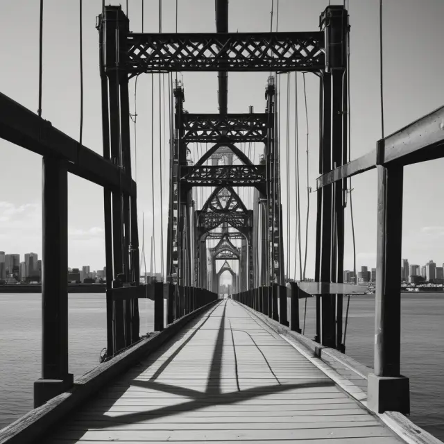 Bridge connecting two sides, representing transfer of property ownership using grant deeds. Keywords: grant deed, title transfers.