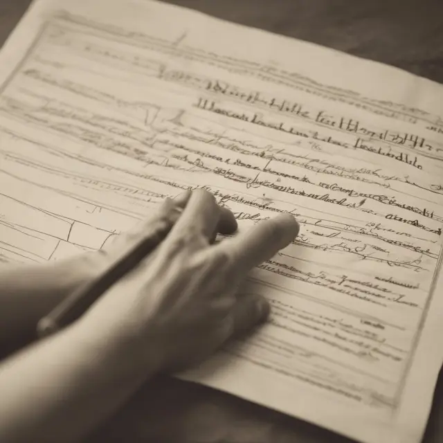 Grantee acquiring title deed from a golden ledger in a real estate transaction