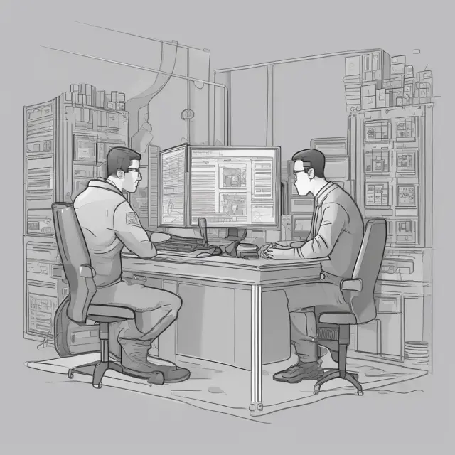 Image of developers and security testers collaborating on a system, using limited access to identify vulnerabilities in an ethical hacking context