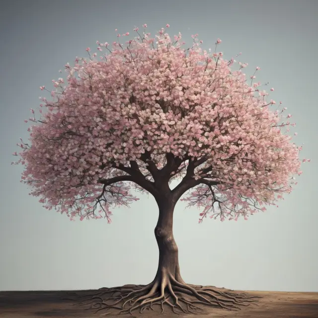 A flourishing corporate tree represents the intersection of Governance, Risk Management, and Compliance (GRC) with Environmental, Social, and Governance (ESG) practices