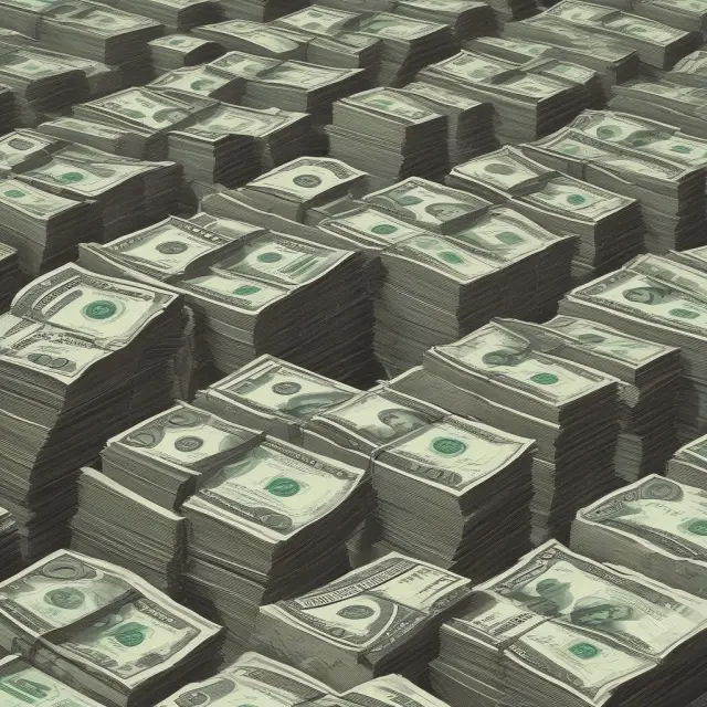 Greenbacks being printed to fund the Civil War, symbolizing monetary policy changes and economic instability.