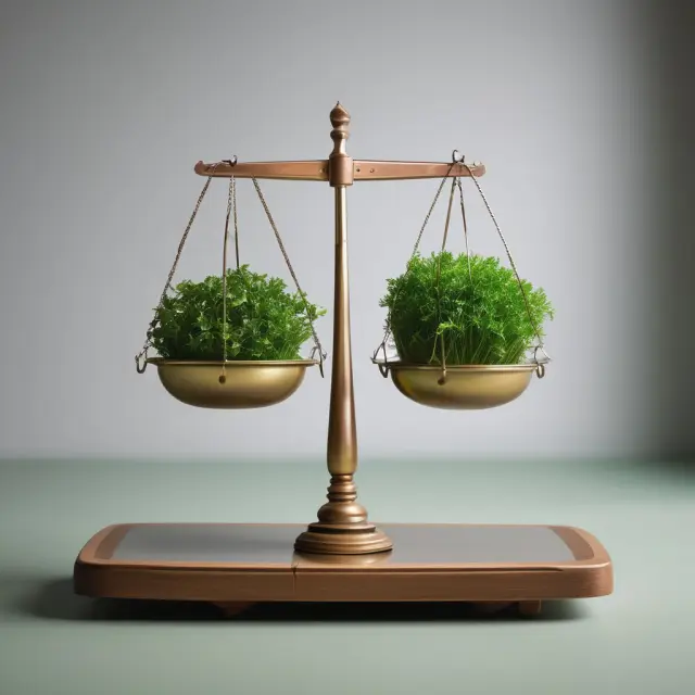 Scales holding greensheets and prospectuses: internal marketing tool vs public document, maintaining balance in financial information.