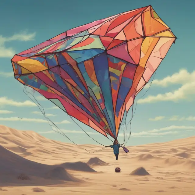 Morgan Stanley holds a kite symbolizing their greenshoe option during the volatile yet stable Facebook IPO, with the underwriter controlling liquidity and maintaining price equilibrium