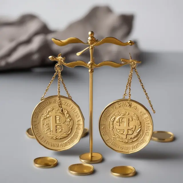 Comparing two scales representing Gross Expense Ratios (GER) and Net Expense Ratios (NER) in mutual funds. Gold coins symbolize fees and expenses.