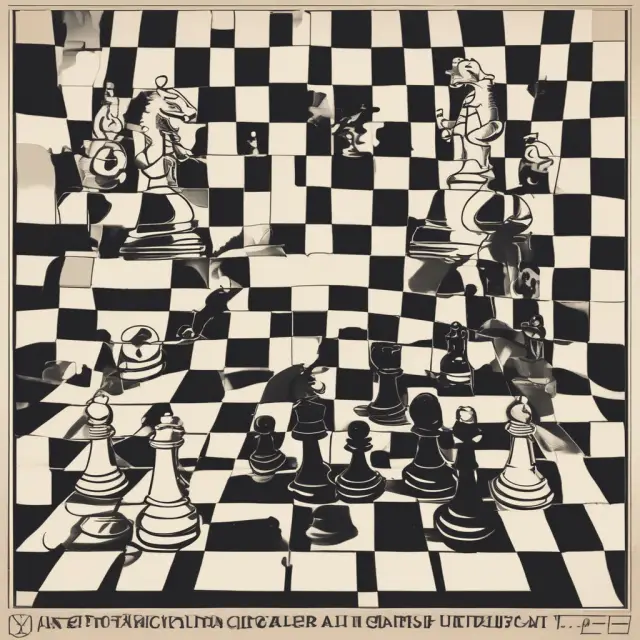 A chessboard with long and short positions representing gross and net exposure in investment strategies.