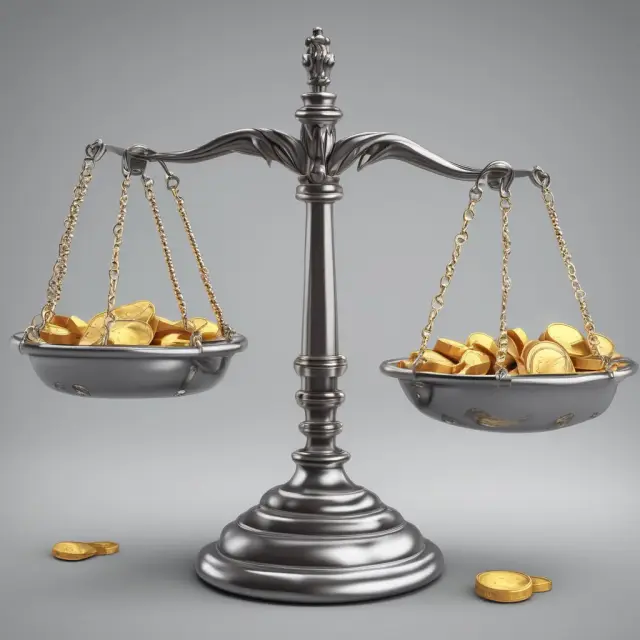 Golden coins signifying investor