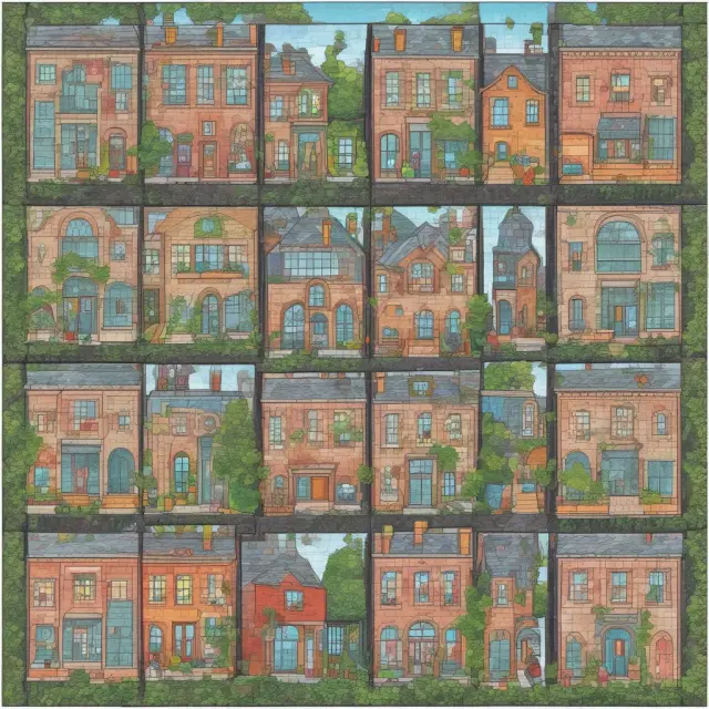 A puzzle with interlocking pieces representing business needs, property size, and location, symbolizing the process of finding the right gross lease for a business.