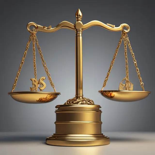 Two scales balanced by a reinsurance agreement