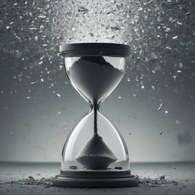 An hourglass filled with gross receipts (rain) and sales taxes (droplets), symbolizing their relationship