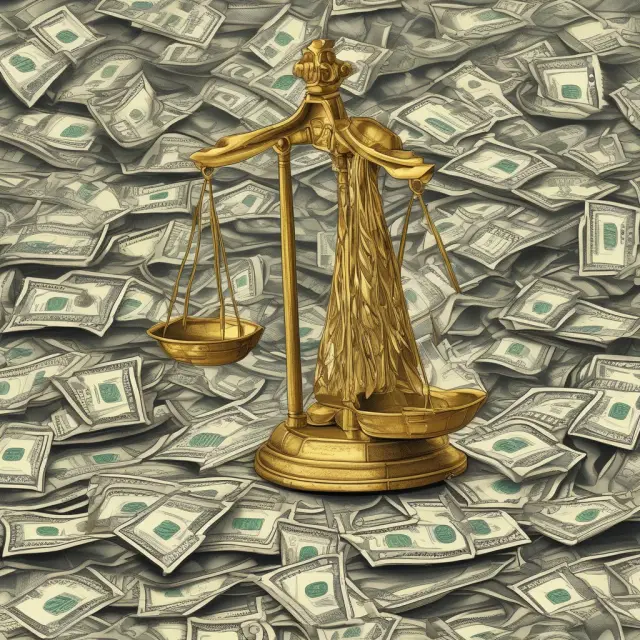 Golden scales tilting heavily toward executive compensation with hidden gross-ups