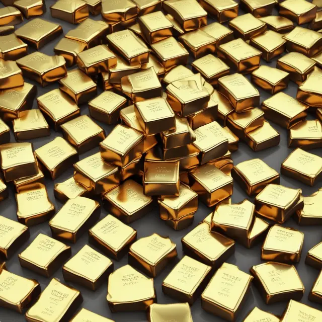 Golden gold bar melting in a crucible, representing the process of calculating gross earnings for businesses