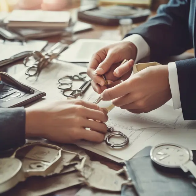 A grantor carefully shaping their legacy by managing assets with the help of trusts, charitable giving, and private foundations