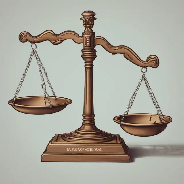 Scale representing gross working capital calculation: Current Assets (pan) vs Current Liabilities (lever)