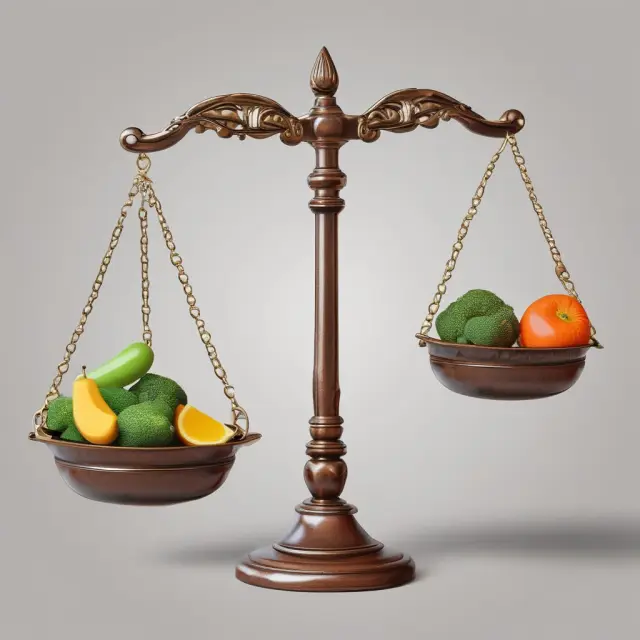 Two balancing scales with one side symbolizing group health insurance and the other individual health insurance, illustrating the comparison between the two