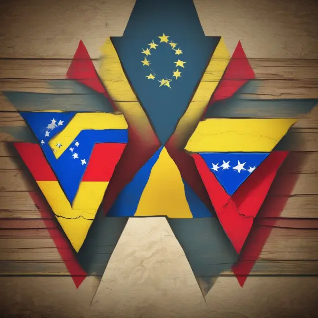 Image: A triangle representing the Group of 3 breaks apart as Venezuela moves closer to another alliance, with Mexico and Colombia repositioning themselves for future cooperation