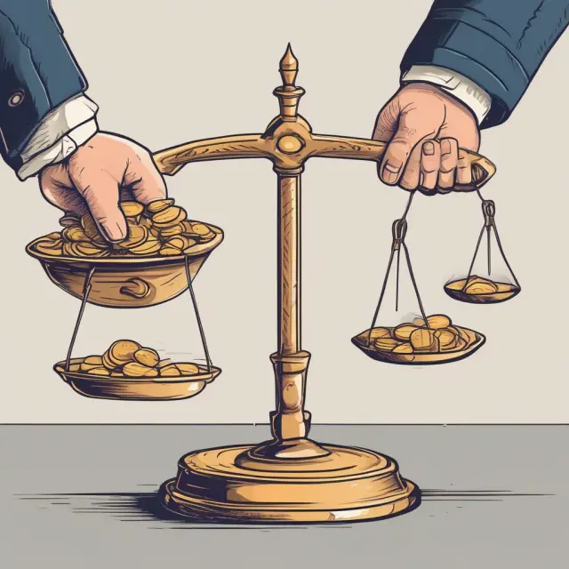 A balance with an employer offering affordable group term life insurance on one side and an individual holding a flexible individual policy on the other.