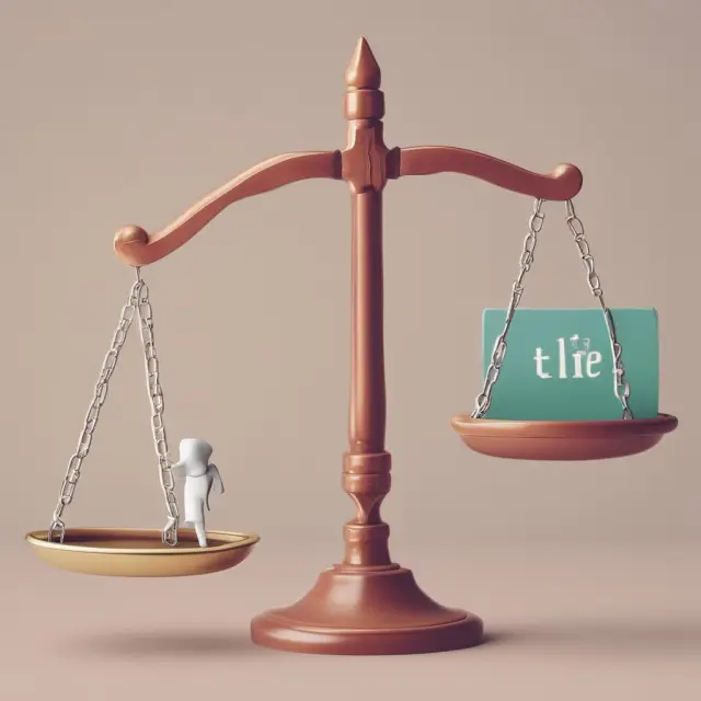 Two sets of scales balancing group universal life insurance with individual life policies, illustrating the decision-making process for choosing the right coverage.