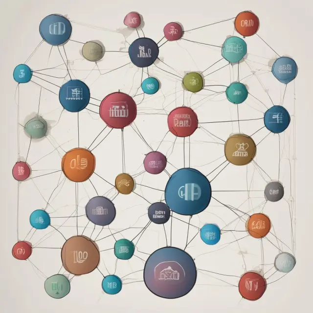 Visualization of ten orbs representing the G10 nations encircling the Bank for International Settlements, symbolizing cooperation in international finance and economic stability.