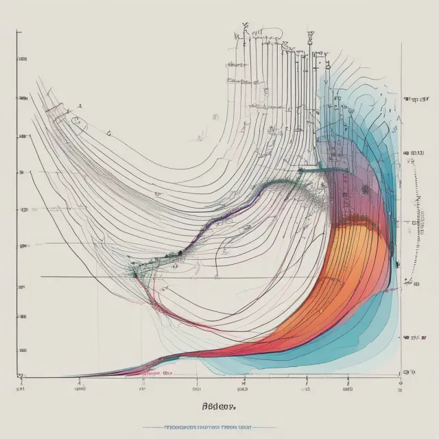 Illustration comparing business growth curves, depicting exponential and logarithmic patterns