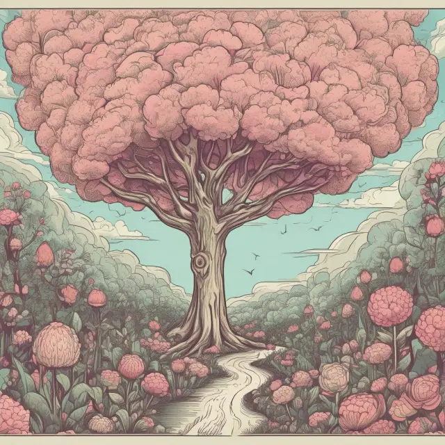 A beautiful garden filled with blooming flowers and FAQs growing on bushes, symbolizing the growth of knowledge for potential growth investors.