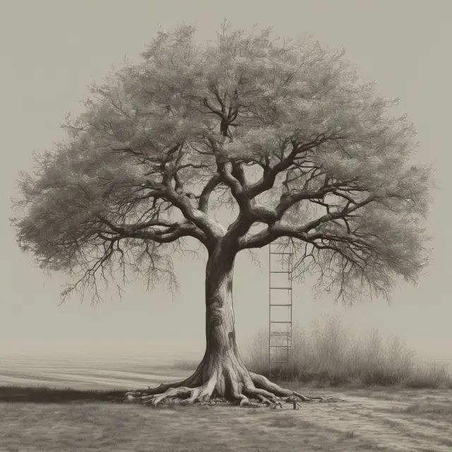Tree illustrating the difference between simple (constant) growth rate and compound annual growth rate.