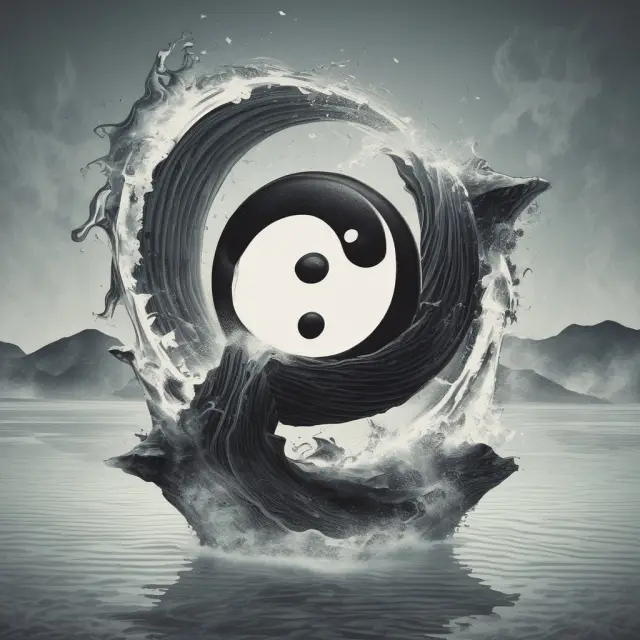 A balance of government backing represented as the Yin and Yang symbols, symbolizing GSEs