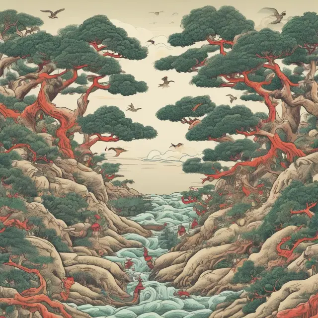 Two interconnected trees represent Guanxi and Western Business Models, rooted in distinct cultures