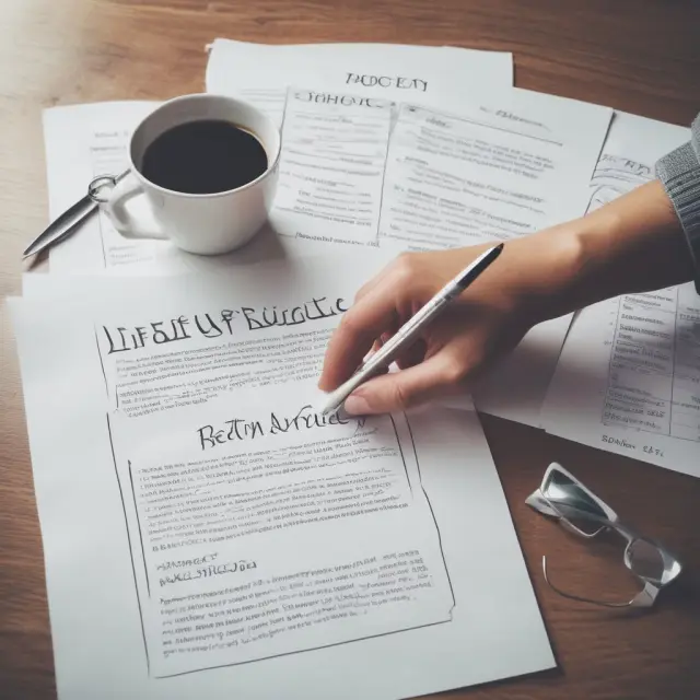 A wise hand picking the perfect guaranteed issue life insurance policy, with waiting periods represented by falling leaves