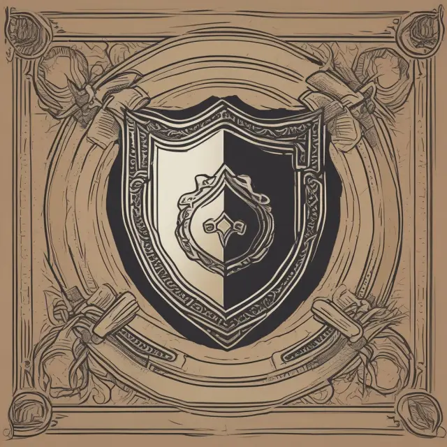 Guarantor holding a shield, protecting guaranteed investment fund shares from potential losses
