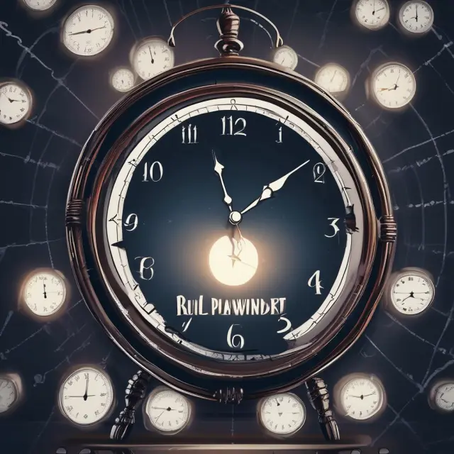 Clock striking midnight over a stack of guaranteed investment funds, emphasizing the importance of reaching maturity for maximum returns