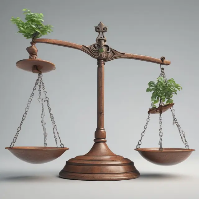 A balance scale illustrating the differences between a non-cancellable insurance policy (locked-in) and a guaranteed renewable policy (adjustable)