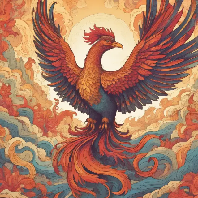 The mythical Phoenix rises from the ashes, illustrating the importance of thorough evaluation when choosing a financially sound and reputable guarantor for issuers.