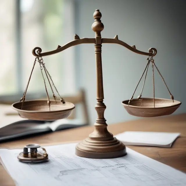 A hand holds a roadmap and balance scale, symbolizing company guidance providing investors with financial projections and maintaining trust.