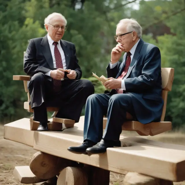 Warren Buffett contemplating the effects of earnings guidance on stock price