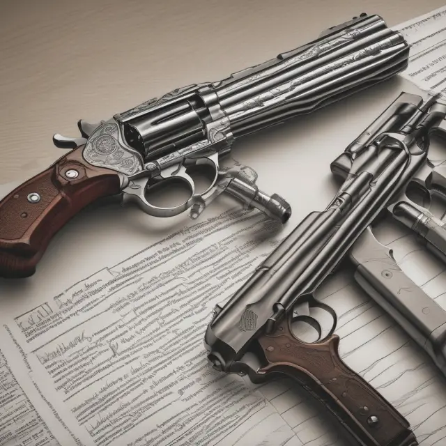 A double-edged sword symbolizing the impact of confidential information and fair market practices in gun jumping cases.