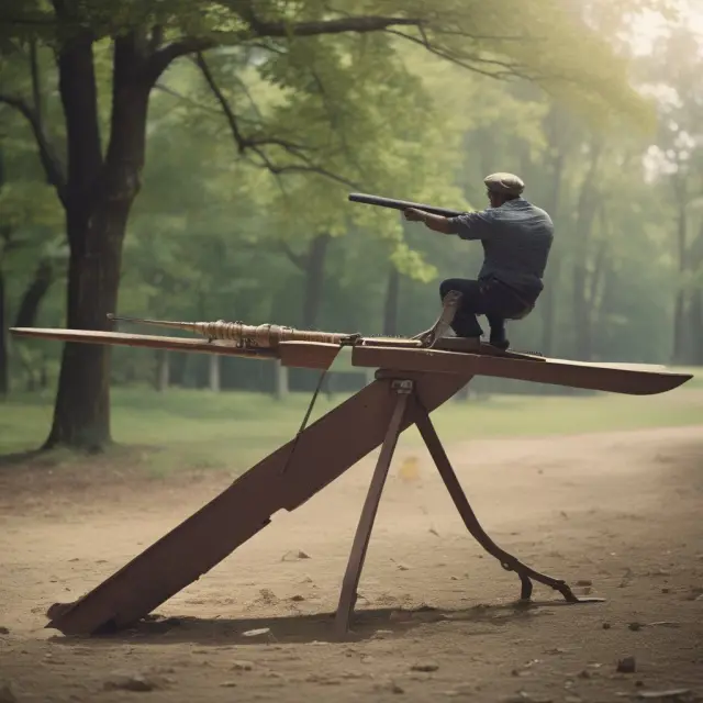 Institution investor ponders risk of gunslinging strategy on a seesaw against the balance of portfolio stability