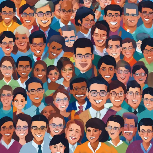 Mosaic of notable Haas alumni - Steve Wozniak, Anne Sweeney, Angela Benton, symbolizing diverse career success stories.