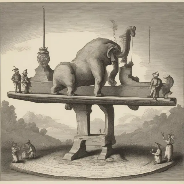 A seesaw represents the balance between primary and secondary terms in oil & gas leases. Primary term (exploration phase) is a longer period, while secondary term (production phase) is indefinite.