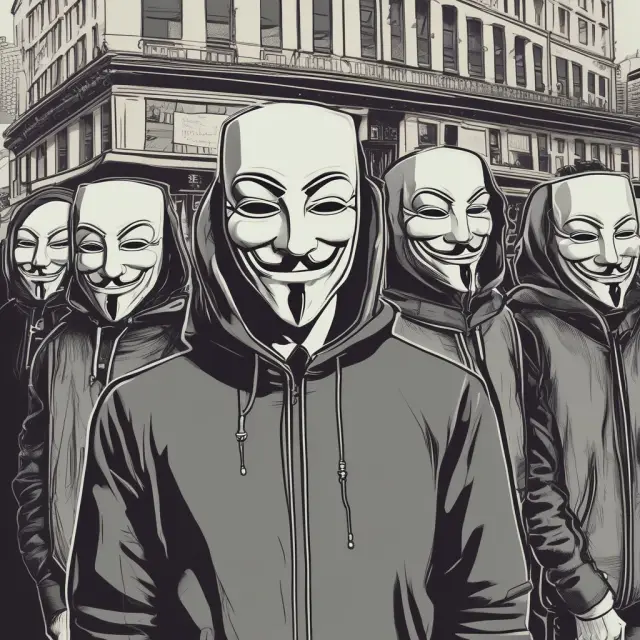 Activists engaged in both traditional protests and hacktivism, illustrating the intersection of physical and digital activism with ethical considerations