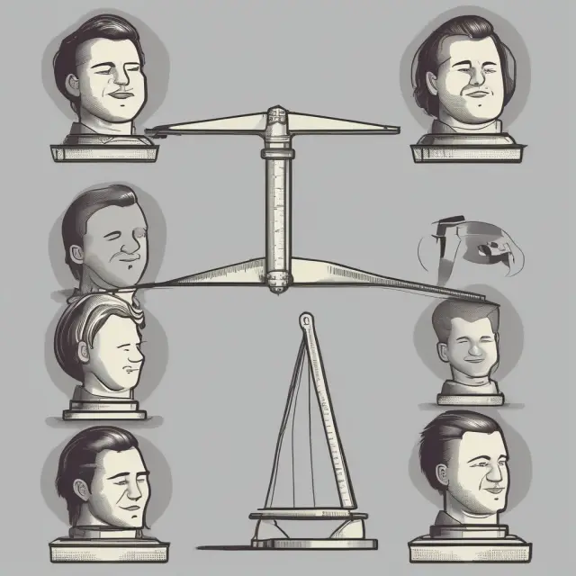 A balanced scale with collateral on one side and haircuts on the other, symbolizing the relationship between market valuation and lender calculations in finance.