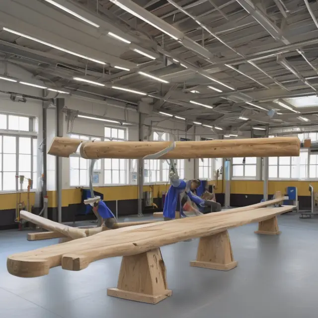 A person balancing a beam, with weights representing collateral and haircuts acting as safety ropes.