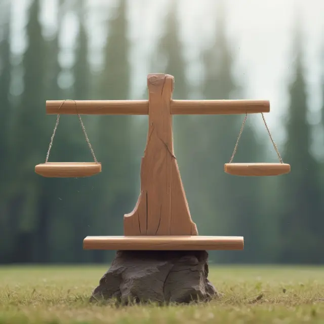 Unlevered beta (βU) on one end of a seesaw, and levered beta (βL) on the other, with a Hamada coefficient-marked pivot determining the balance between risks
