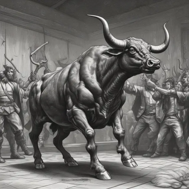 An image of bulls absorbing sellers