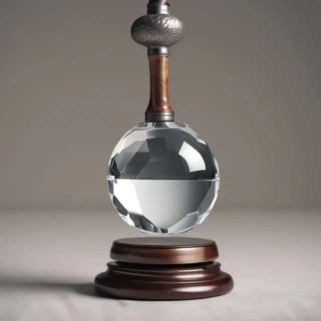 Hammer striking a crystal ball, representing investor reaction to sudden market events