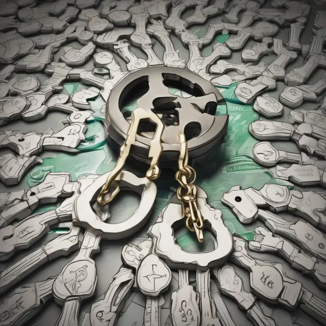 An intricate key turning a lock, symbolizing handles providing access to effective risk management and streamlined trading for institutional investors.