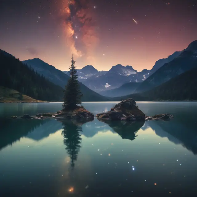 Calm lake reflects index funds and passive investments, representing cost savings, reduced emotional stress, historical performance, increased discipline, and tax advantages.