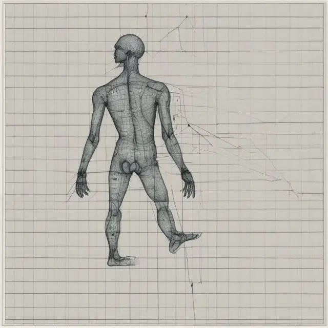 A hanging man candlestick pattern on a Fibonacci retracement level grid, symbolizing the integration of technical analysis tools for enhanced trend prediction