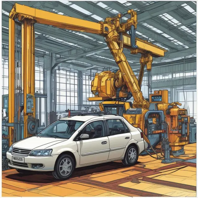 CNC machine manufacturing cars, cranes building skyscrapers, and oil rigs pumping resources represent hard assets in the automotive, construction, and energy sectors.
