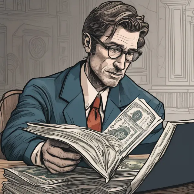 Investor making a hard dollar payment for investment research